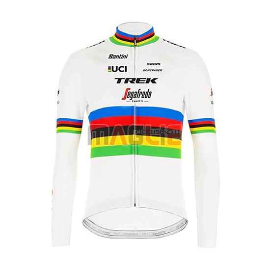 Maglia UCI Mondo Campione Trek Segafredo Manica Lunga 2020 - Clicca l'immagine per chiudere